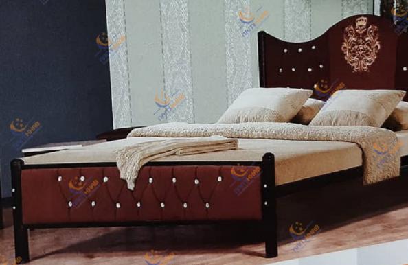 فروش ویژه تخت دو نفره چوبی مدل سلطنتی